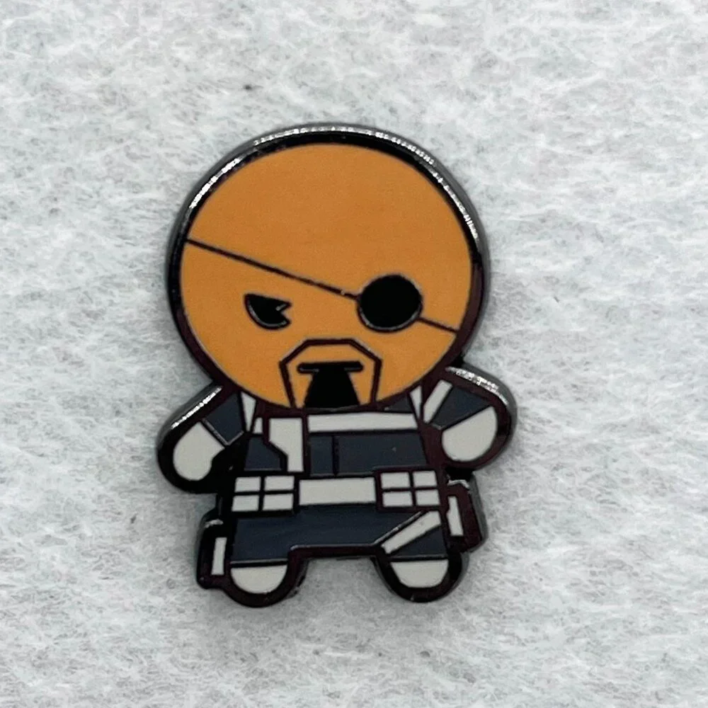 🔮5/$25 Disney Marvel Kawaii Art Collection Nick Fury‎ Pin